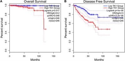 Methylation status of TK1 correlated with immune infiltrates in prostate cancer